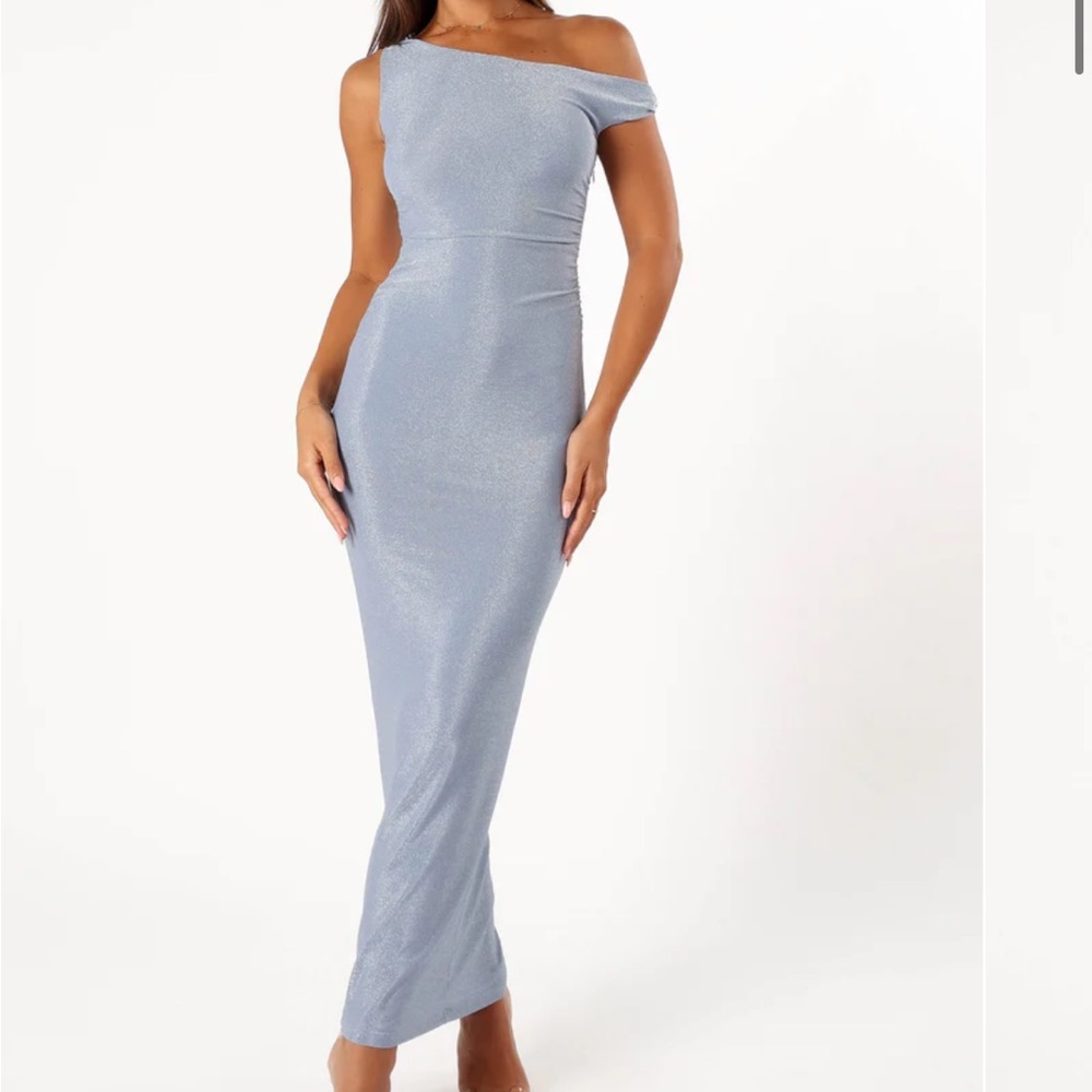 Petal & Pup Sebastian off shoulder maxi dress